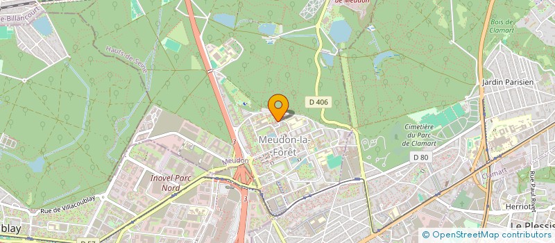 localisation de l'entreprise UNION NATIONALE DES COMBATTANTS DE MEUDON-LA-FORET à MEUDON