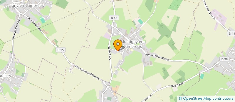 localisation de l'entreprise UNION NATIONALE DES COMBATTANTS DE MONTIGNY-EN-CAMBRESIS à MONTIGNY-EN-CAMBRESIS