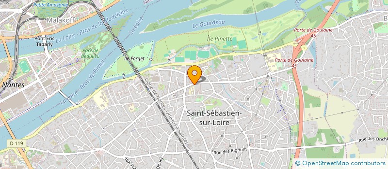 localisation de l'entreprise UNION NATIONALE DES COMBATTANTS DE NANTES SUD SAINT SEBASTIEN à SAINT-SEBASTIEN-SUR-LOIRE