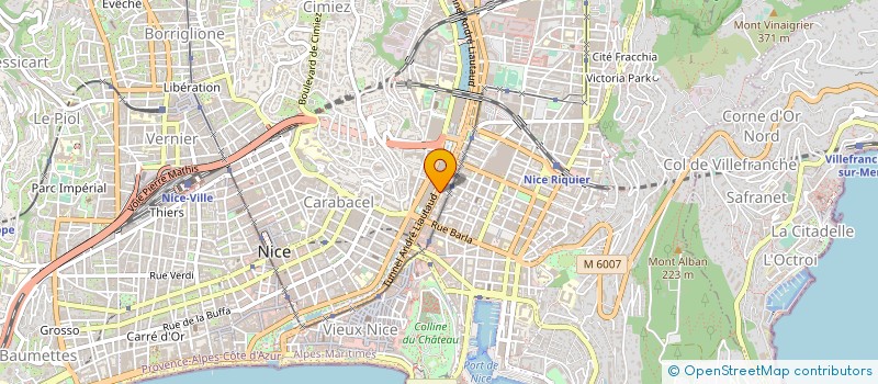 localisation de l'entreprise UNION NATIONALE DES COMBATTANTS DE NICE à NICE