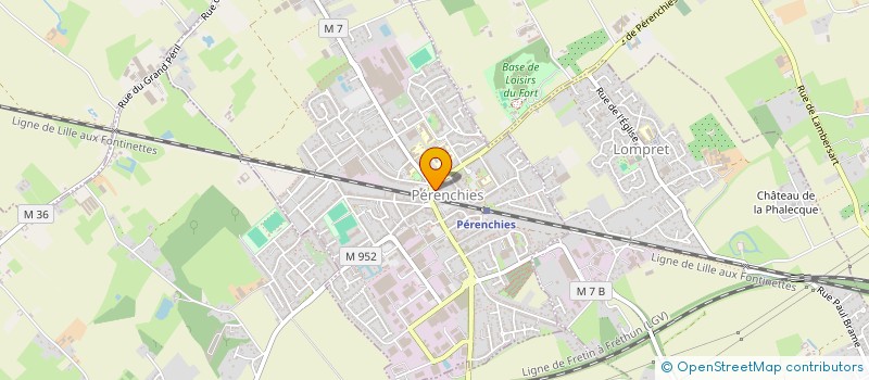 localisation de l'entreprise UNION NATIONALE DES COMBATTANTS DE PERENCHIES  PERENCHIES