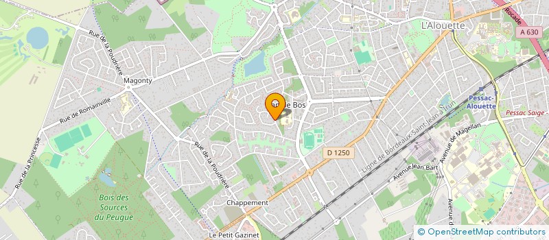 localisation de l'entreprise UNION NATIONALE DES COMBATTANTS DE PESSAC à PESSAC