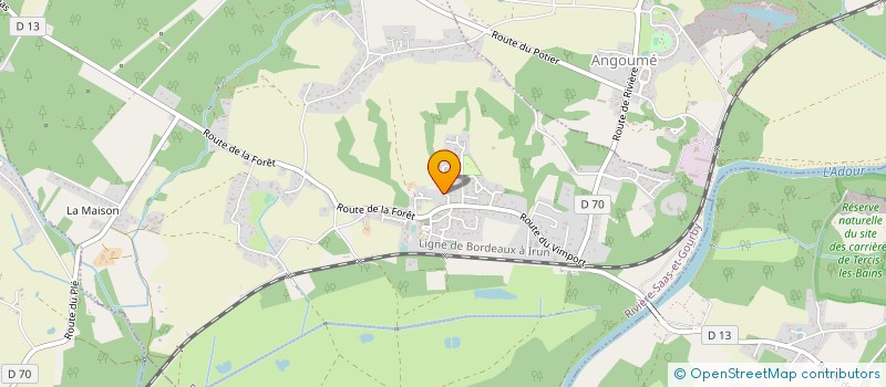 localisation de l'entreprise UNION NATIONALE DES COMBATTANTS DE RIVIERE SAAS ET GOURBY  RIVIERE-SAAS-ET-GOURBY