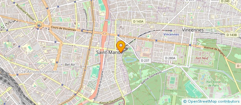 localisation de l'entreprise UNION NATIONALE DES COMBATTANTS DE SAINT MANDE-65  SAINT-MANDE