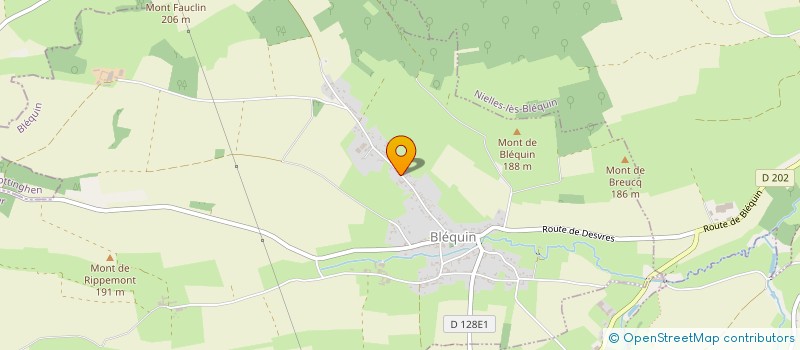 localisation de l'entreprise UNION NATIONALE DES COMBATTANTS DE SENLECQUES (U.N.C. DE SENLECQUES)  BLEQUIN