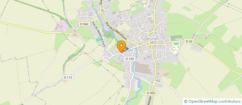 localisation de l'entreprise UNION NATIONALE DES COMBATTANTS DE SOLESMES à SOLESMES
