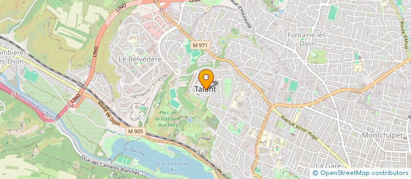 localisation de l'entreprise UNION NATIONALE DES COMBATTANTS DE TALANT  TALANT