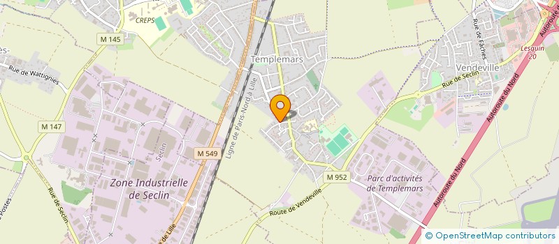 localisation de l'entreprise UNION NATIONALE DES COMBATTANTS DE TEMPLEMARS-VENDEVILLE  TEMPLEMARS