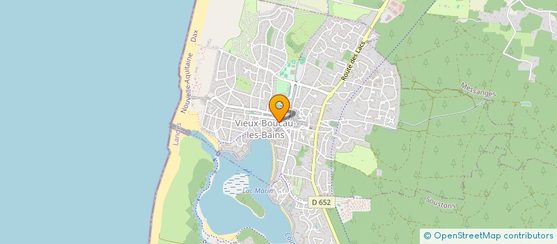 localisation de l'entreprise UNION NATIONALE DES COMBATTANTS DE VIEUX BOUCAU  VIEUX-BOUCAU-LES-BAINS