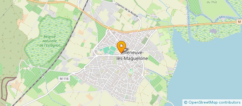 localisation de l'entreprise UNION NATIONALE DES COMBATTANTS DE VILLENEUVE LES MAGUELONE  VILLENEUVE-LES-MAGUELONE