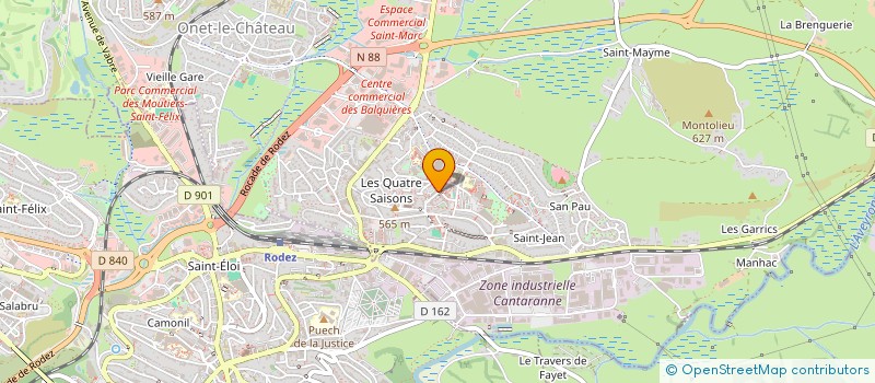 localisation de l'entreprise UNION NATIONALE DES COMBATTANTS DU DEPARTEMENT DE L'AVEYRON à ONET-LE-CHATEAU