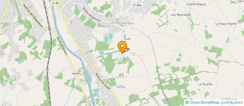 localisation de l'entreprise UNION NATIONALE DES COMBATTANTS DU DEPARTEMENT DE L'INDRE SECTION DE LE PECHEREAU  LE PECHEREAU