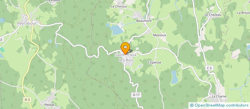 localisation de l'entreprise UNION NATIONALE DES COMBATTANTS DU DEPARTEMENT DE LA CREUSE  AHUN