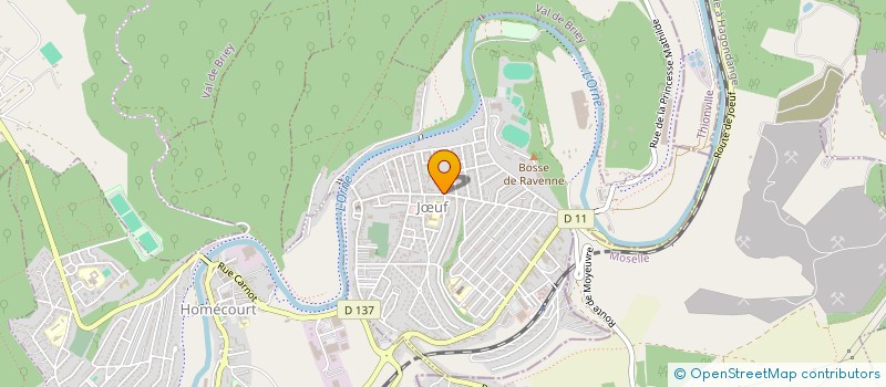 localisation de l'entreprise UNION NATIONALE DES COMBATTANTS DU DEPARTEMENT DE MEURTHE ET MOSELLE  JUF