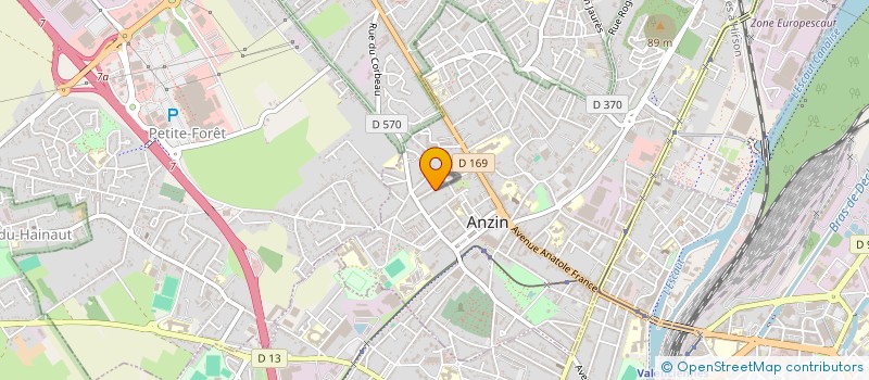 localisation de l'entreprise UNION NATIONALE DES COMBATTANTS DU DEPARTEMENT DU NORD - SECTION D ANZIN  ANZIN