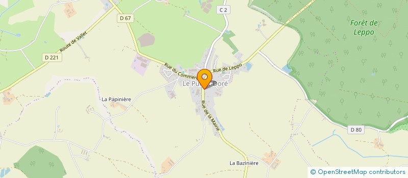 localisation de l'entreprise UNION NATIONALE DES COMBATTANTS DU PUISET-DORE à MONTREVAULT-SUR-EVRE