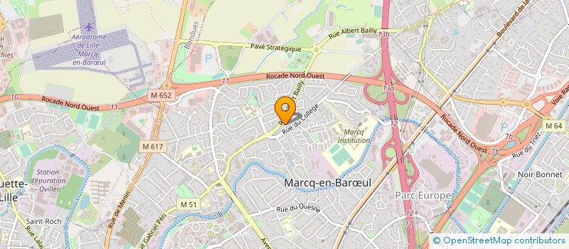 localisation de l'entreprise UNION NATIONALE DES COMBATTANTS MARCQUOIS à MARCQ-EN-BARŒUL