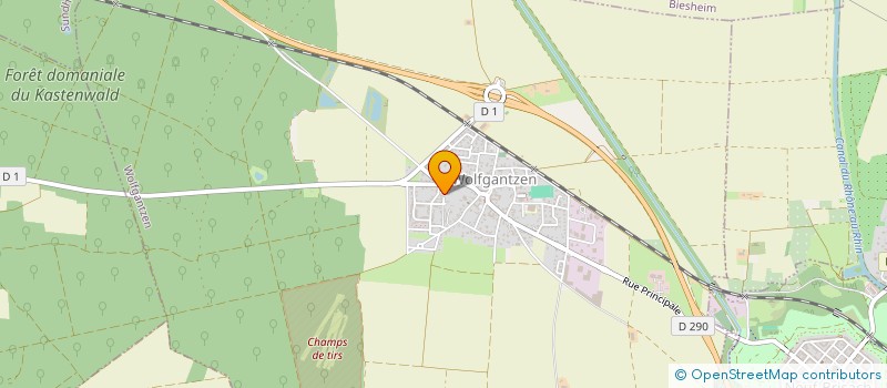 localisation de l'entreprise UNION NATIONALE DES COMBATTANTS NEUF-BRISACH ET ENVIRONS  WOLFGANTZEN