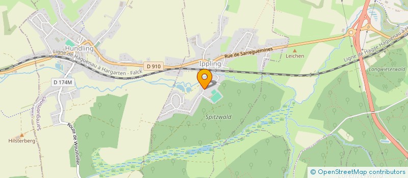 localisation de l'entreprise UNION NATIONALE DES COMBATTANTS - PAYS D'ALBE ET ENVIRONS  IPPLING