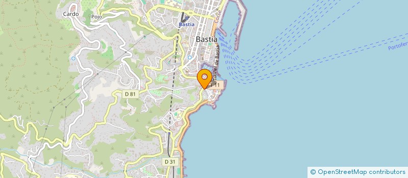 localisation de l'entreprise UNION NATIONALE DES COMBATTANTS SECTION BASTIA  BASTIA