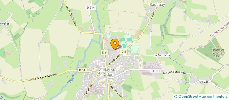 localisation de l'entreprise UNION NATIONALE DES COMBATTANTS - SECTION DE AUNAY SUR ODON  LES MONTS D'AUNAY