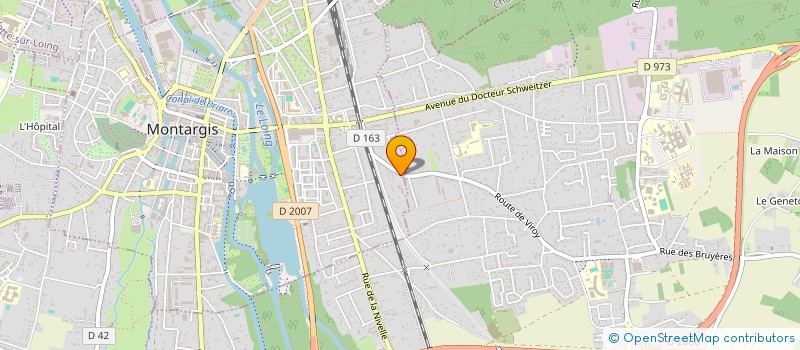 localisation de l'entreprise UNION NATIONALE DES COMBATTANTS - SECTION DE MONTARGIS - à MONTARGIS