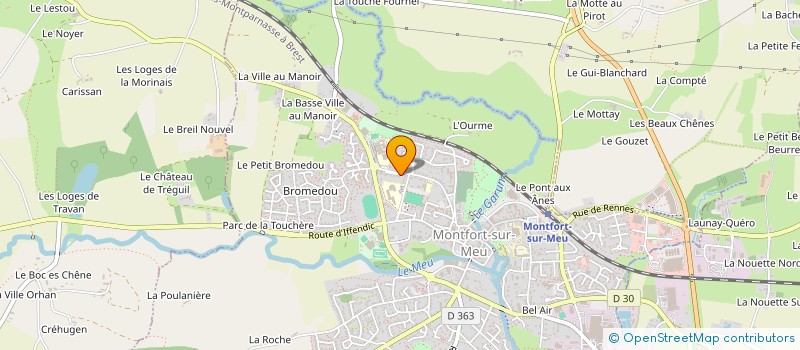 localisation de l'entreprise UNION NATIONALE DES COMBATTANTS, SECTION DE MONTFORT-SUR-MEU  MONTFORT-SUR-MEU