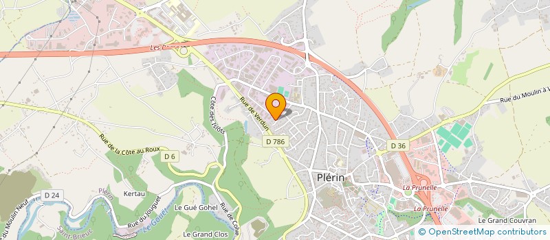 localisation de l'entreprise UNION NATIONALE DES COMBATTANTS - SECTION DE PLERIN SUR MER  PLERIN