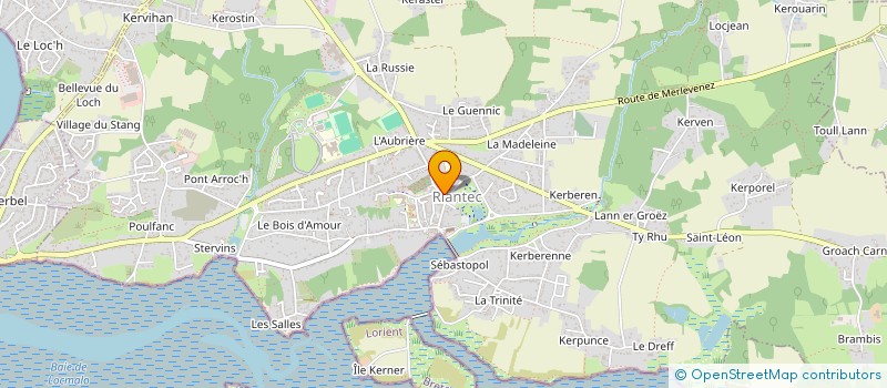 localisation de l'entreprise UNION NATIONALE DES COMBATTANTS SECTION DE RIANTEC  RIANTEC