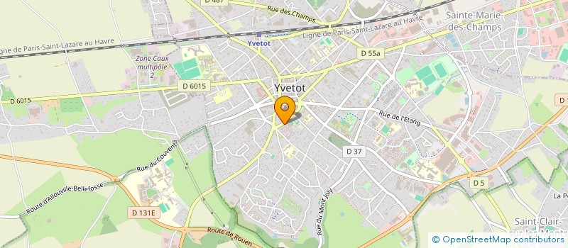localisation de l'entreprise UNION NATIONALE DES COMBATTANTS SECTION DE YVETOT à YVETOT