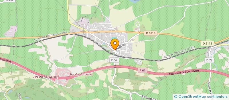 localisation de l'entreprise UNION NATIONALE DES COMBATTANTS, SECTION DU MINERVOIS  LA REDORTE