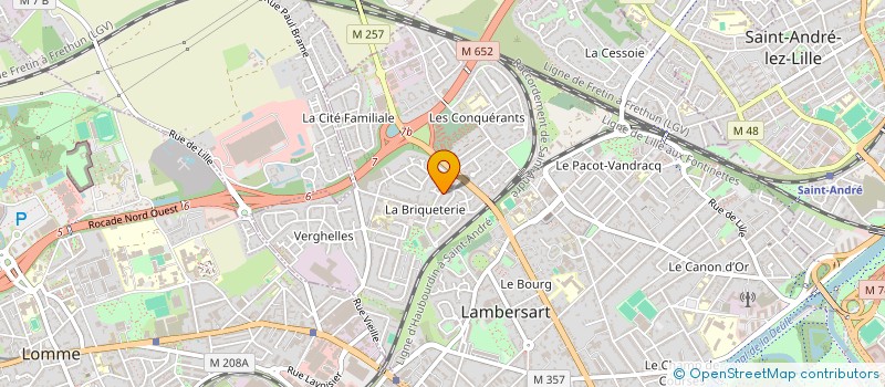 localisation de l'entreprise UNION NATIONALE DES COMBATTANTS SOLDATS DE FRANCE DE LAMBERSART à LAMBERSART