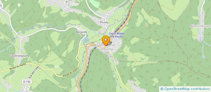 localisation de l'entreprise UNION NATIONALE DES COMBATTANTS ST BLAISE ET ENVIRONS  SAINT-BLAISE-LA-ROCHE