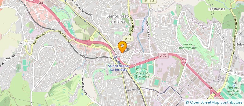 localisation de l'entreprise UNION NATIONALE DES COMBATTANTS (U.N.C) SECTION DE SAINT ETIENNE  SAINT-ETIENNE