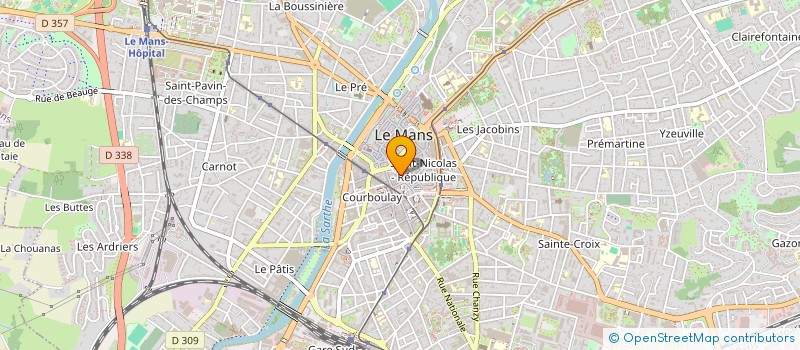 localisation de l'entreprise UNION NATIONALE DES COMBATTANTS UNC 72 à LE MANS