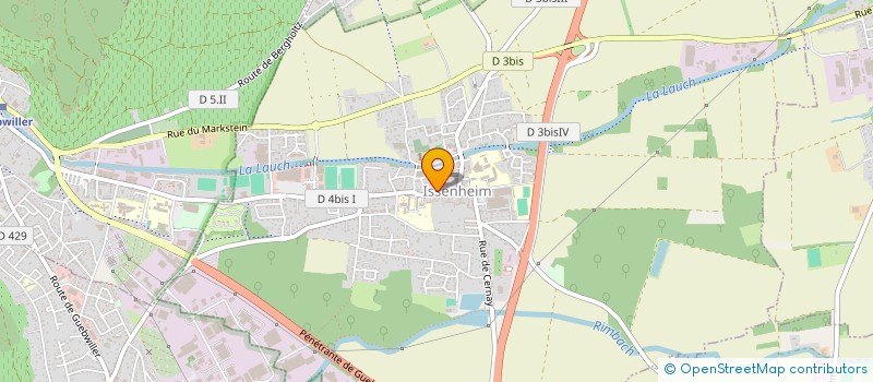 localisation de l'entreprise UNION NATIONALE DES COMBATTANTS UNC SOUS-GROUPE DE GUEBWILLER  MERXHEIM