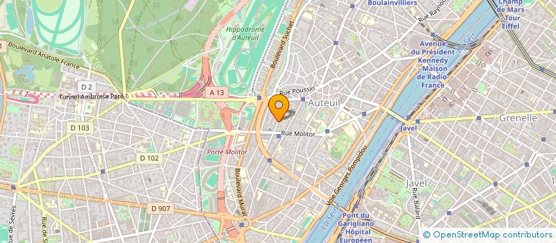 localisation de l'entreprise UNION NATIONALE DES ENTREPRISES DE COIFFURE  PARIS