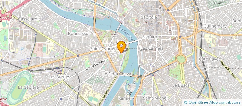 localisation de l'entreprise UNION NATIONALE DES ENTREPRISES DE COIFFURE D OCCITANIE à TOULOUSE