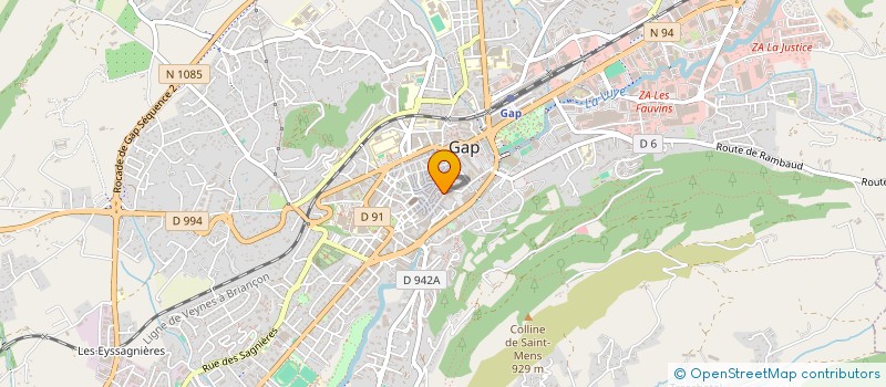 localisation de l'entreprise UNION NATIONALE DES INDEPENDANTS DU COMMERCE  GAP