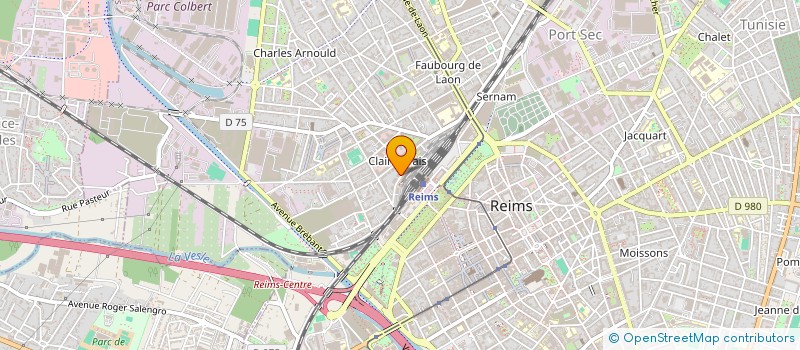 localisation de l'entreprise UNION NATIONALE DES INDEPENDANTS RETRAITES DU COMMERCE 51  REIMS