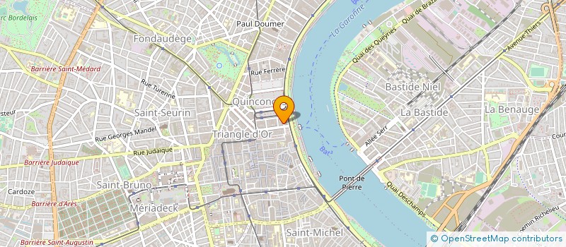 localisation de l'entreprise UNION NATIONALE DES INSTANCES DE COORDINATION, OFFICES DE RETRAITES ET DE PERSONNES AGEES à BORDEAUX
