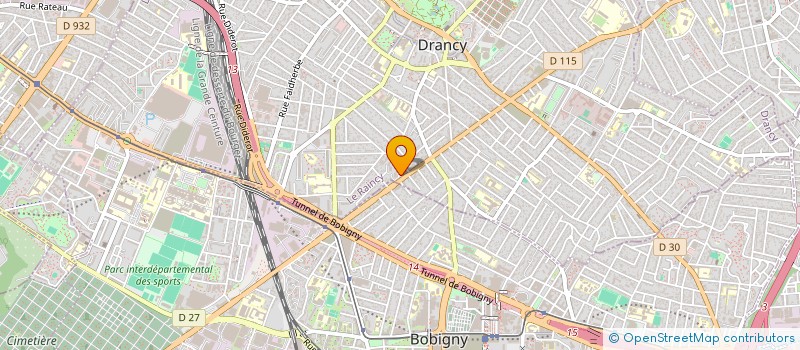 localisation de l'entreprise UNION NATIONALE DES LOCATAIRES INDEPENDANTS DE DRANCY - ENSEMBLE (UNLI ENSEMBLE)  DRANCY