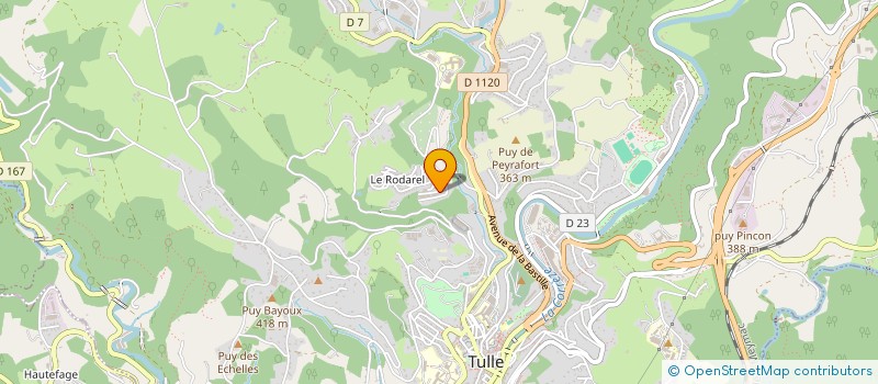 localisation de l'entreprise UNION NATIONALE DES LOCATAIRES INDEPENDANTS DE LA CORREZE  TULLE