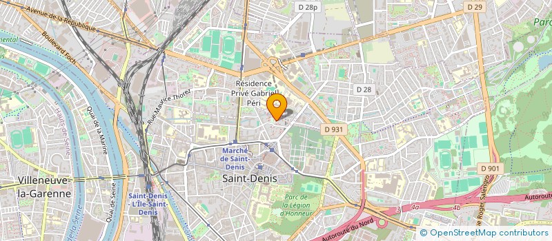 localisation de l'entreprise UNION NATIONALE DES LOCATAIRES INDEPENDANTS DE SEINE SAINT DENIS, UNLI DE SEINE-SAINT-DENIS (UNLI 93) à SAINT-DENIS