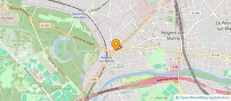 localisation de l'entreprise UNION NATIONALE DES PERSONNELS ET RETRAITES DE LA GENDARMERIE à NOGENT-SUR-MARNE