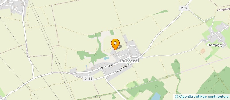 localisation de l'entreprise UNION NATIONALE DES PERSONNELS ET RETRAITES DE LA GENDARMERIE - UNION DEPARTEMENTALE DE L'AUBE  LAUBRESSEL