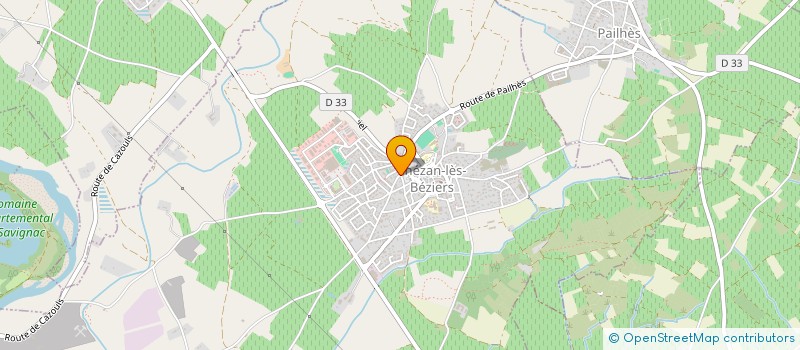 localisation de l'entreprise UNION NATIONALE DES RETAITES ET PERSONNES AGEES (UNRPA) 239/84  THEZAN-LES-BEZIERS