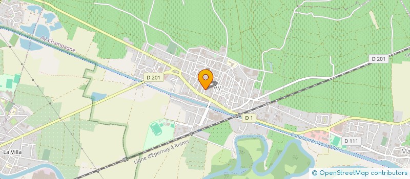 localisation de l'entreprise UNION NATIONALE DES RETRAITES ET PERSONNES AGEES  AY-CHAMPAGNE