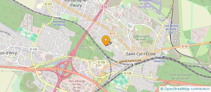 localisation de l'entreprise UNION NATIONALE DES RETRAITES ET PERSONNES AGEES à SAINT-CYR-L'ECOLE