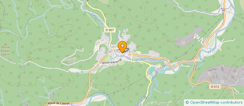 localisation de l'entreprise UNION NATIONALE DES RETRAITES ET PERSONNES AGEES ASSOCIATION AGUZE-ET-JAUR à SAINT-PONS-DE-THOMIERES
